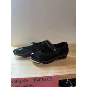 Stelle Toddler Girls Tap Shoes Size 9C Black Mary Jane Dance Shoes New